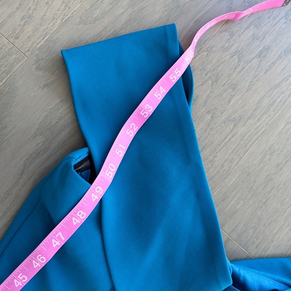 Sachin + Babi Bacall Ocean Blue Gown Off The Shoulder Maxi Dress Evening Size 6 - Picture 15 of 15